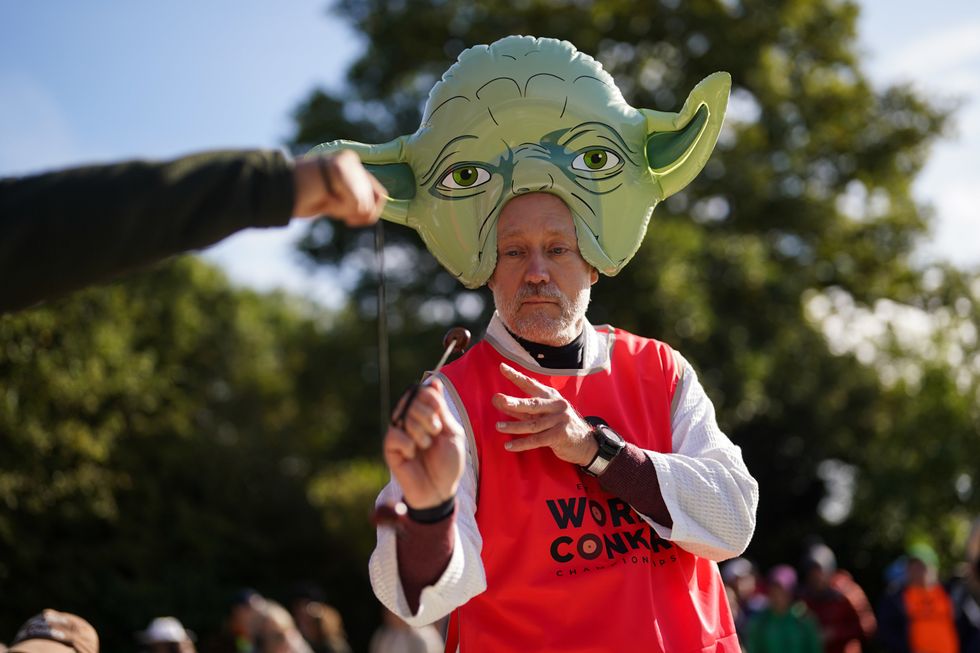 Competitors swing into action as World Conker Championships returns