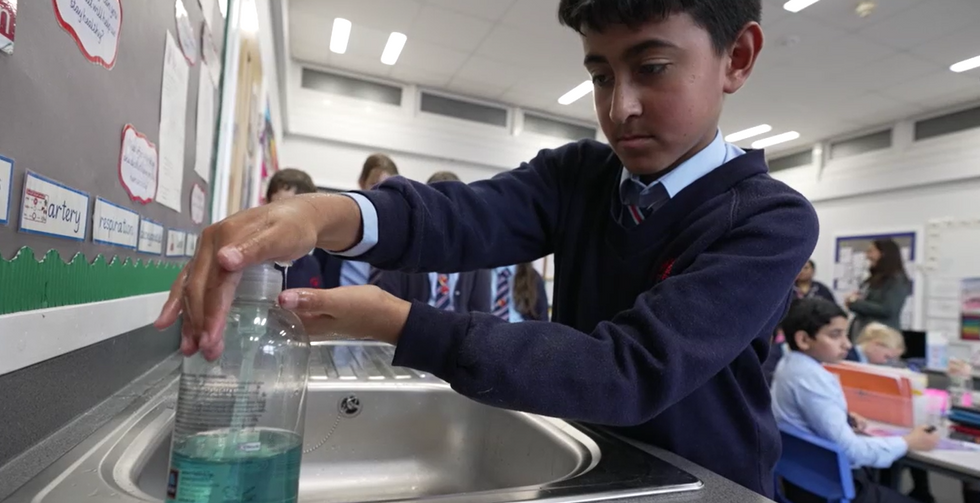 More than 100 schools attempt to break record for largest hand-washing lesson