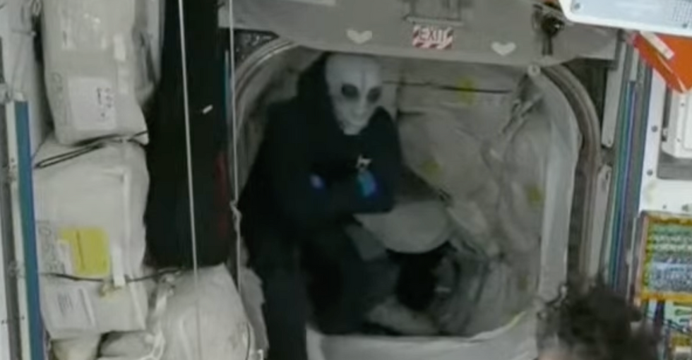 'Alien' spotted on board ISS before stranded astronauts Suni and Butch ...