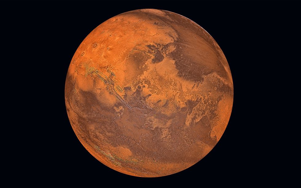 A stock image of Mars