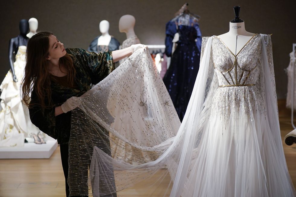 Gowns worn by stars including Angelina Jolie set to fetch thousands at auction