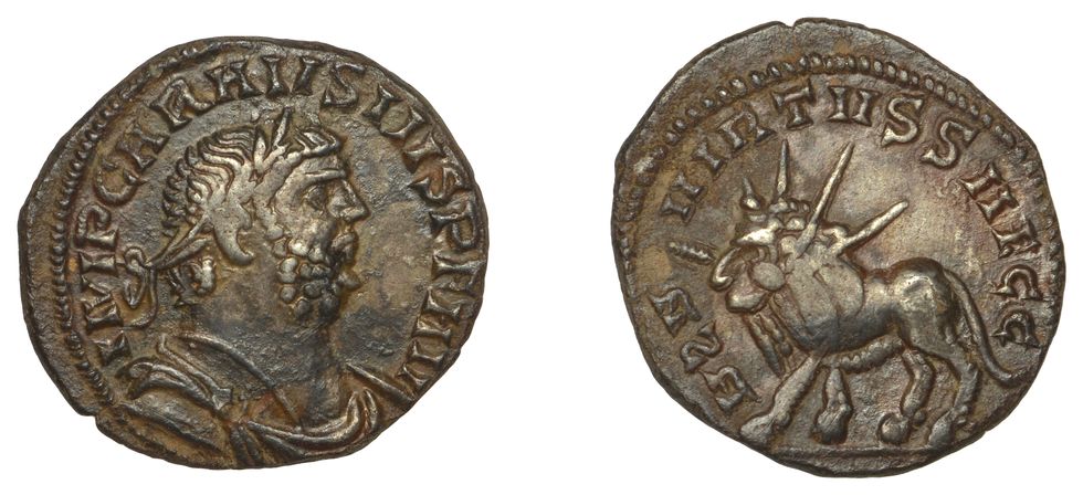 Rare Roman coin discovered in field expected to fetch up to £8,000 at auction