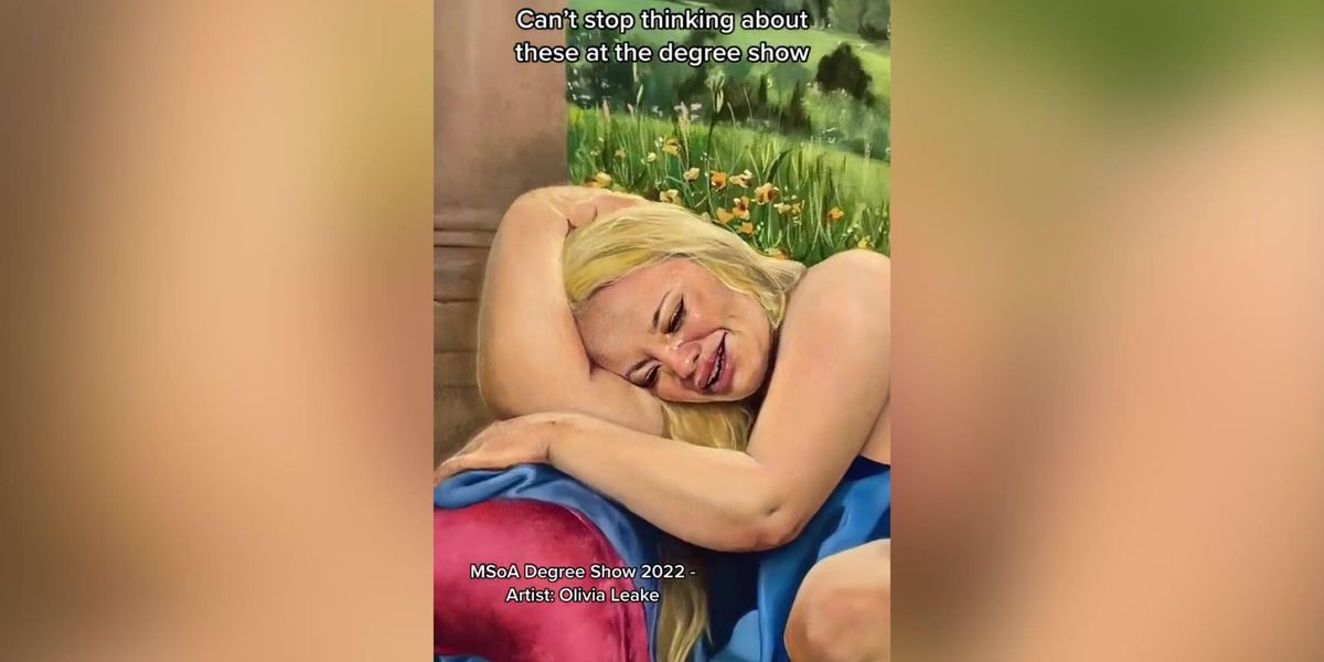 Thirisa Teen Sex - Art school degree show gets taken over by paintings of Trisha Paytas |  indy100