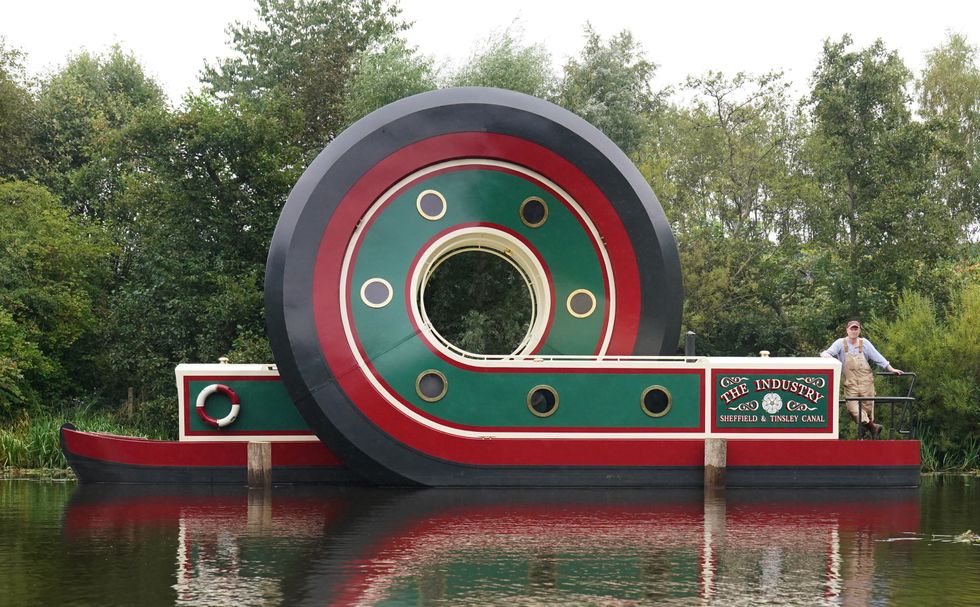 Boat with a twist set to delight and intrigue canal users