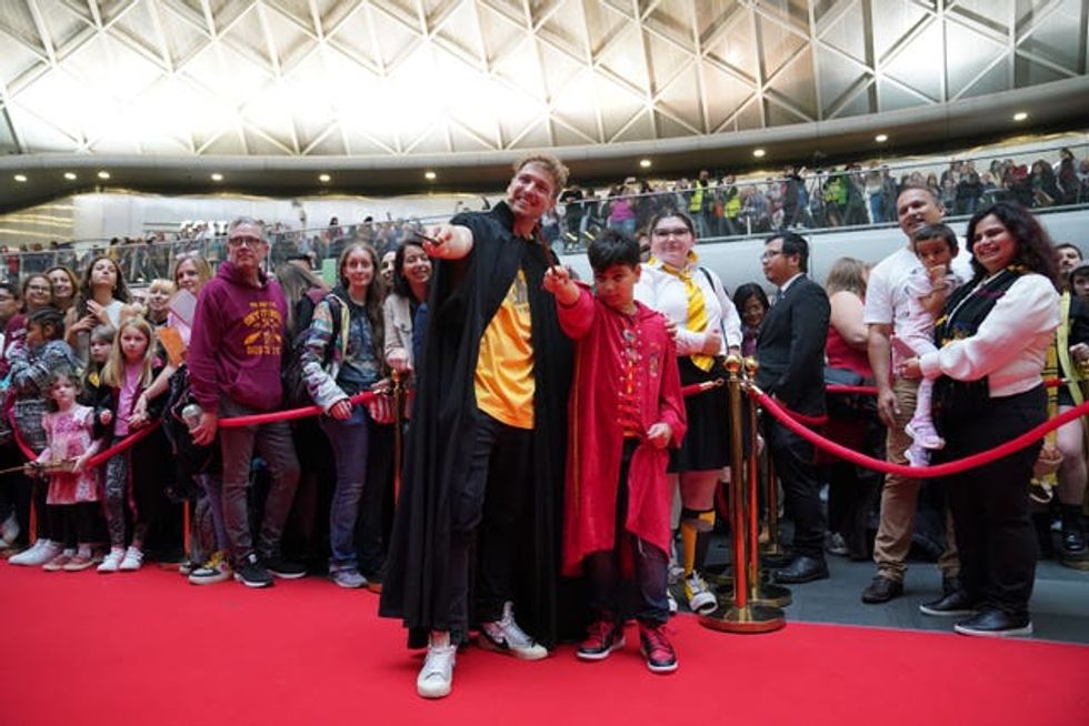 Harry Potter fans brave rail strikes for Back to Hogwarts Day at King’s