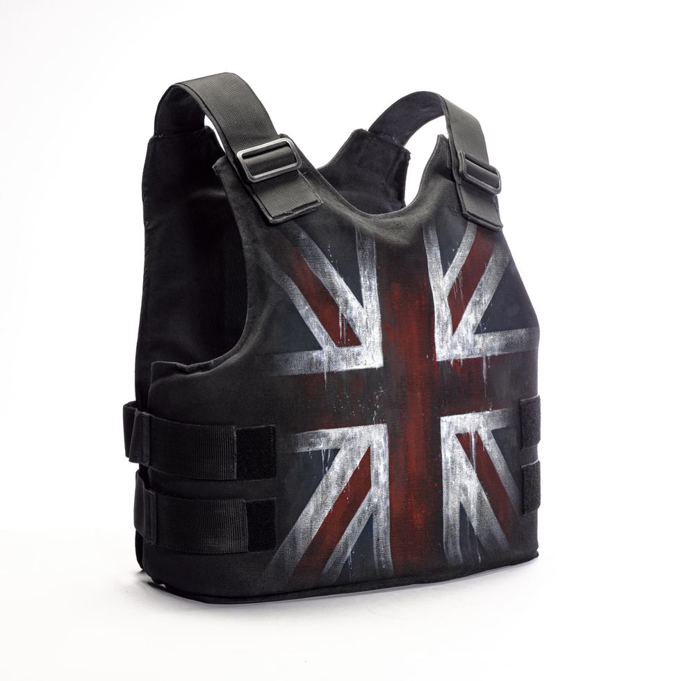 Banksy’s bullet-proof Union flag vest on sale for £300,0000