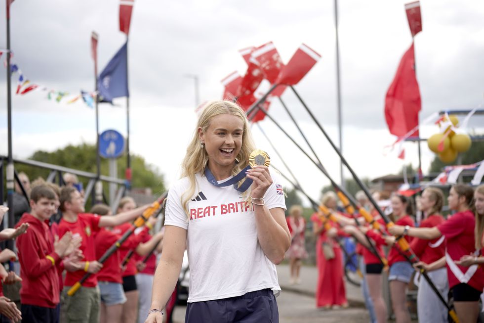 Olympic gold medallist given hero’s welcome home in Coleraine