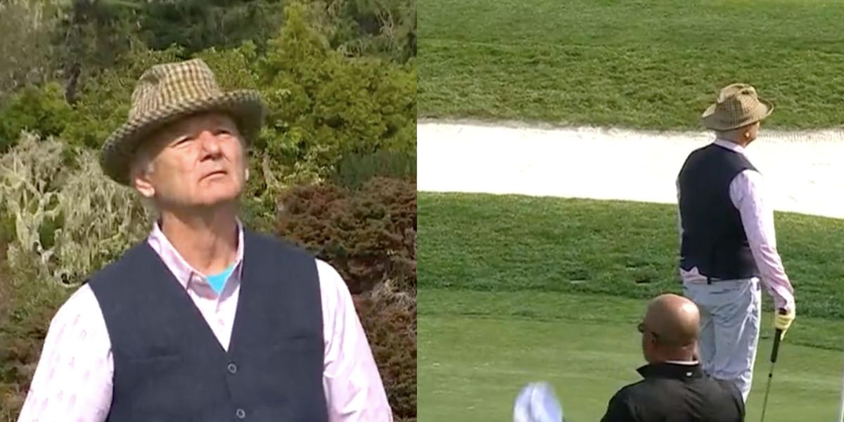 Caddyshack' icon Bill Murray drops the putter and walks away in epic  no-look putt