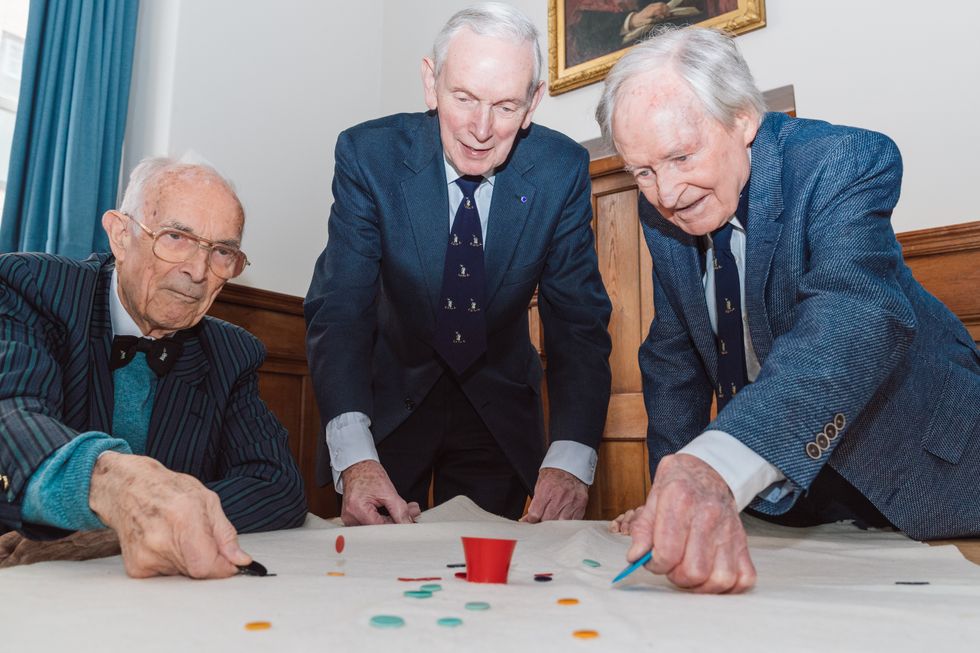 Friends who turned tiddlywinks into a competitive sport mark 70 years of club