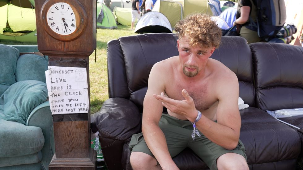 First fans through Glastonbury gates praise festival as ‘religious’ experience