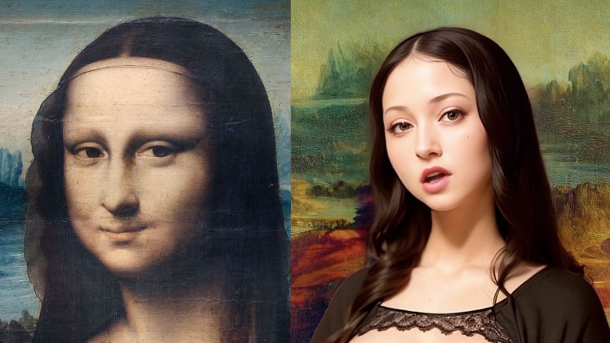 AI generated modern Mona Lisa slammed for catering to the 'male gaze ...