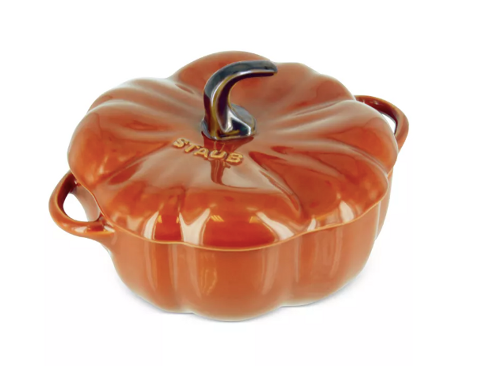 Start baking for fall in the Le Creuset Pumpkin dutch oven (plus