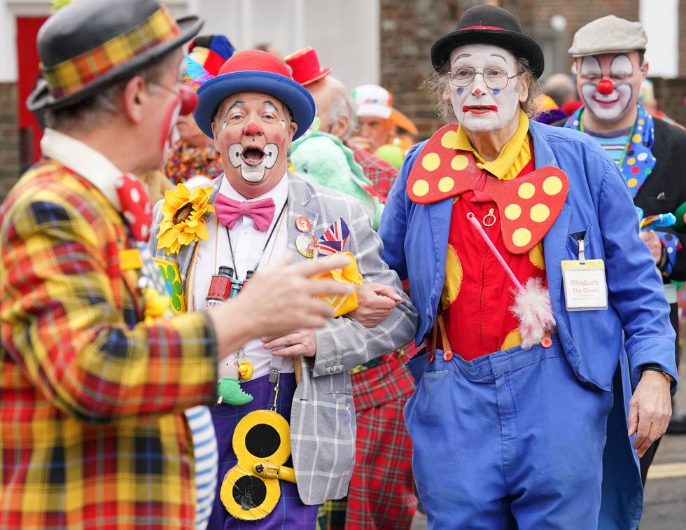 Clowns take over London church to celebrate Joseph Grimaldi | indy100