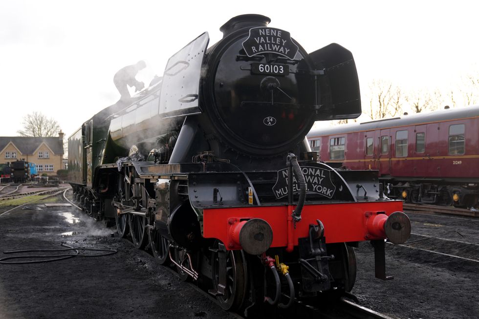 Flying Scotsman marks rail anniversary on heritage line