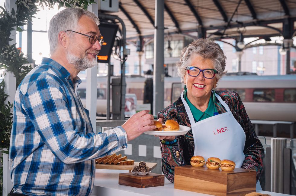 Prue Leith hails transformation of ‘lacklustre’ train food