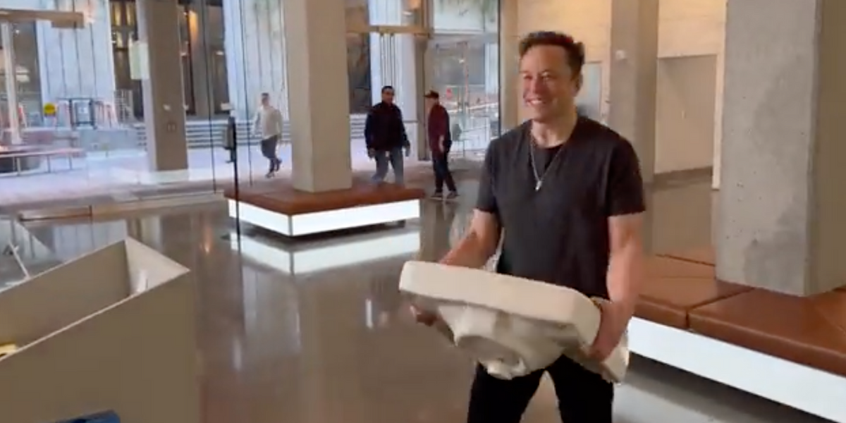 elon and the kitchen sink