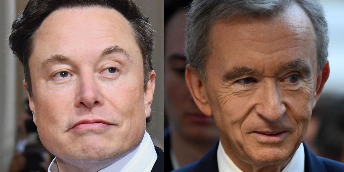 Elon Musk briefly lost world's richest person title to Louis Vuitton boss