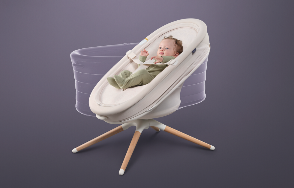 British tech firm Elvie unveils smart baby bouncer