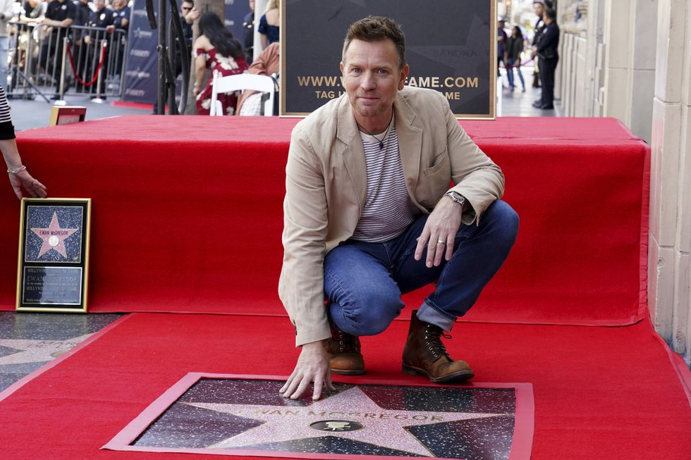 Actor Ewan McGregor ‘very touched’ as he gets Hollywood Walk of Fame star