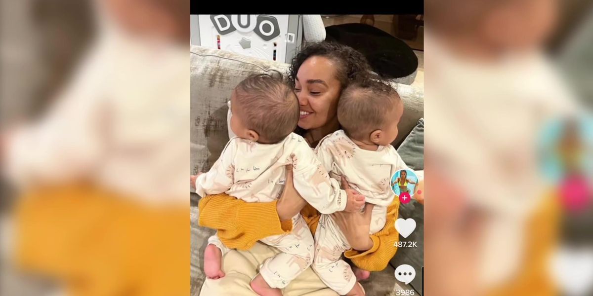 Leigh Anne Pinnock Gives Fans An Inside Look At Life With Twins Indy100   Leigh Anne Pinnock Shows Life Behind The Scenes With Her Twin Babies 