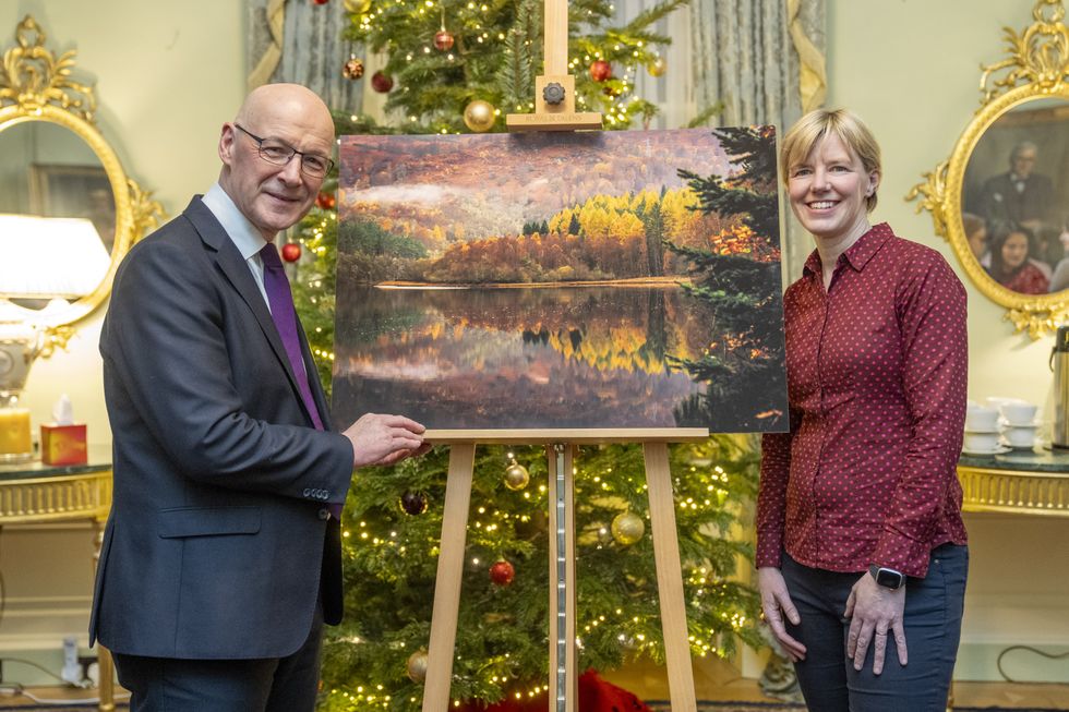 John Swinney to auction Christmas card picture to help children’s charity