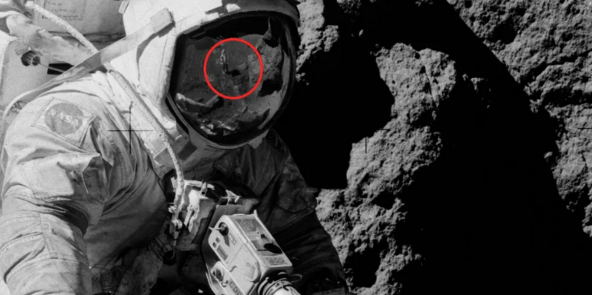 Moon Landings Conspiracy Theorists Claim Theres Something Wrong With This Photo Of The Apollo