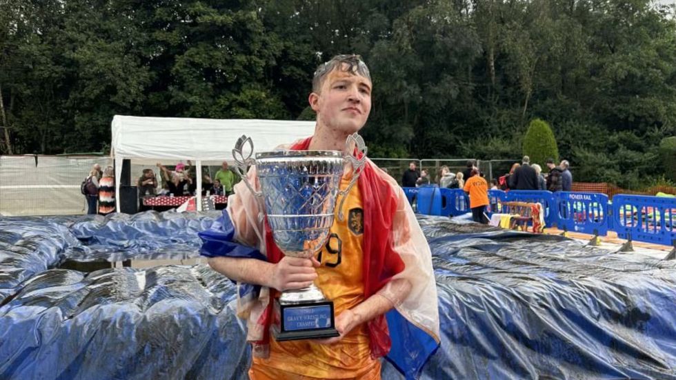 Family ‘proud’ after World Gravy Wrestling Championships, says teenage champion