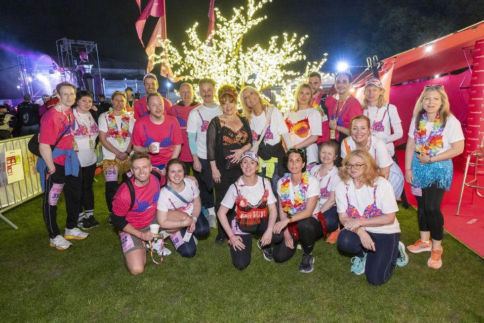 Soap stars raise money for breast cancer charity wearing decorated bras