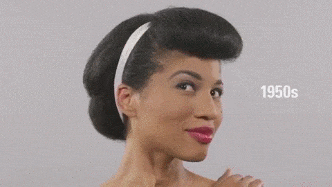 Watch 100 years of female beauty trends in one minute, part two