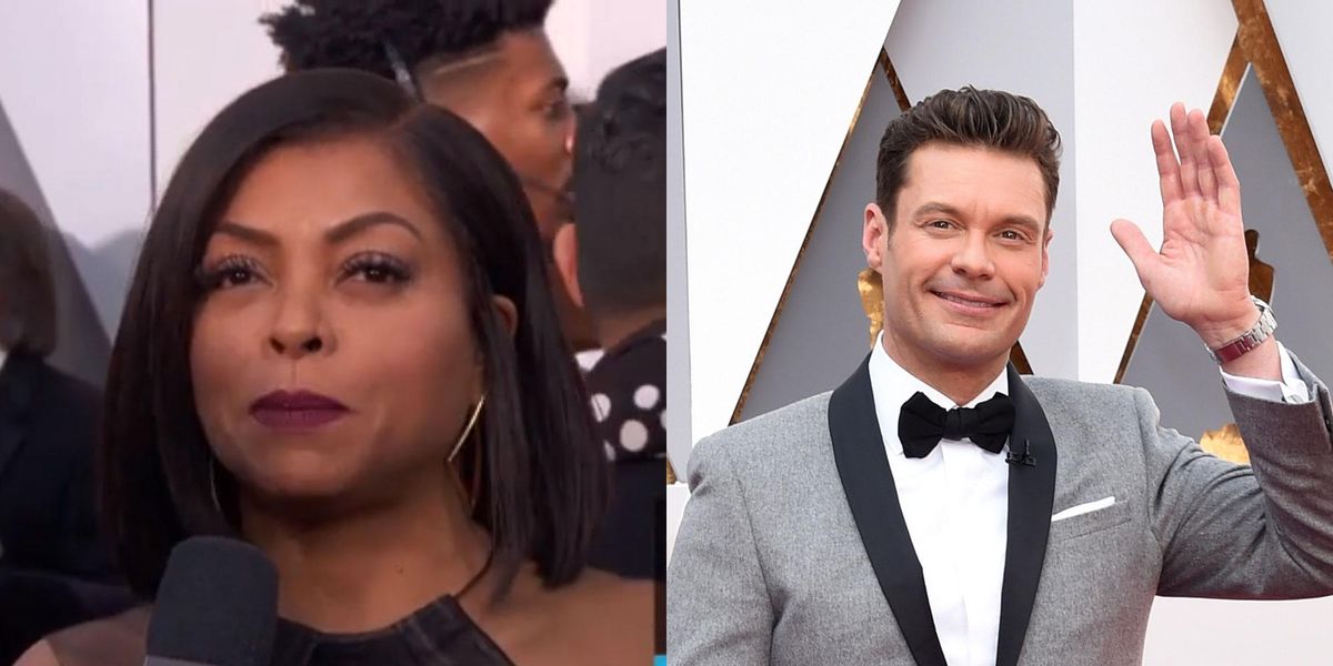 Tariji P Henson Might Have Thrown Some Serious Shade At Ryan Seacrest At The Oscars Indy100 