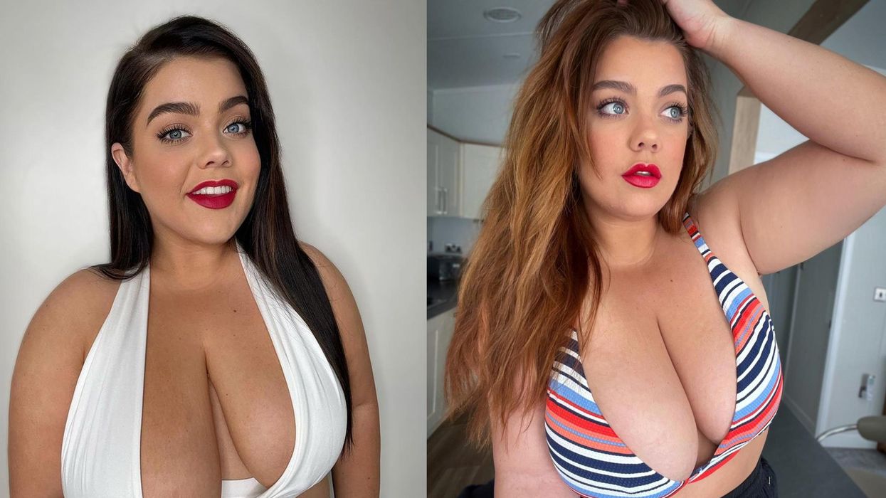 Girl Put Boobs On Webcam - Woman with one breast bigger than the other becomes huge hit on OnlyFans |  indy100
