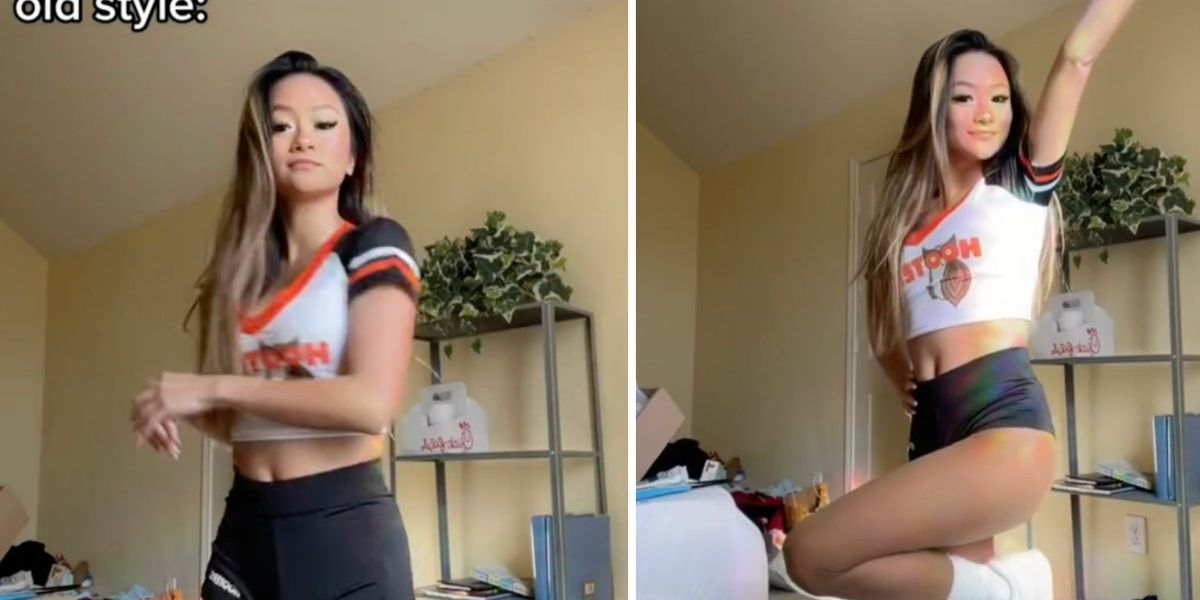 I'm a Hooters girl - I tried the viral new underwear trend, people could  not stop staring