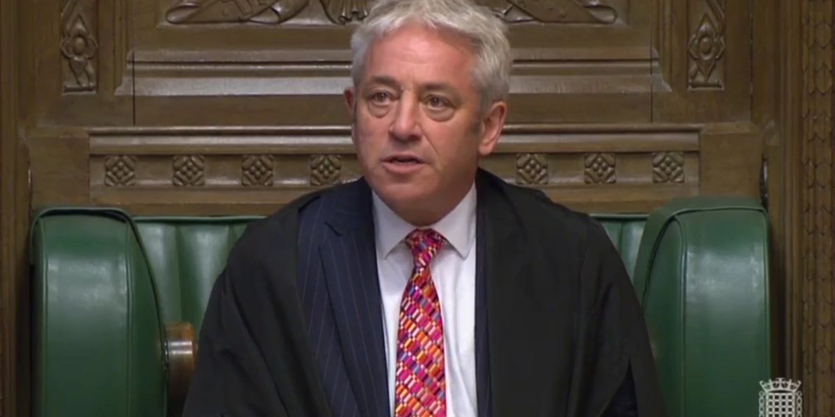 'Welcome back to our place of work' Bercow resumes House of Commons ...