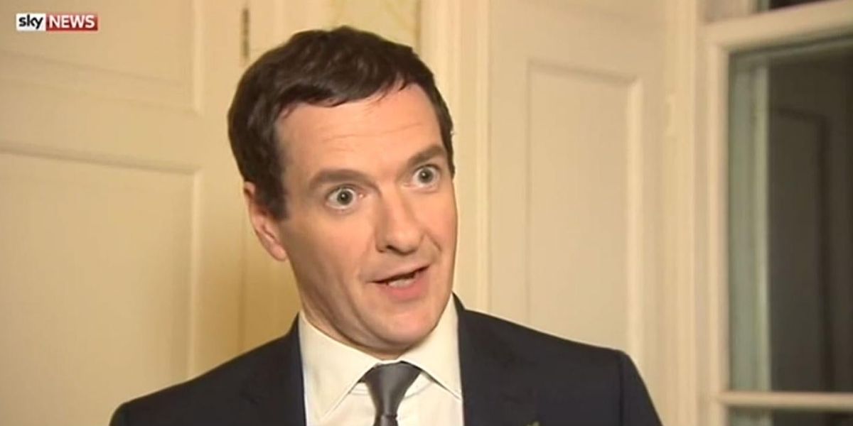 Just George Osborne Doing A Robot Impression During An Interview About Tax Credit Cuts Indy100