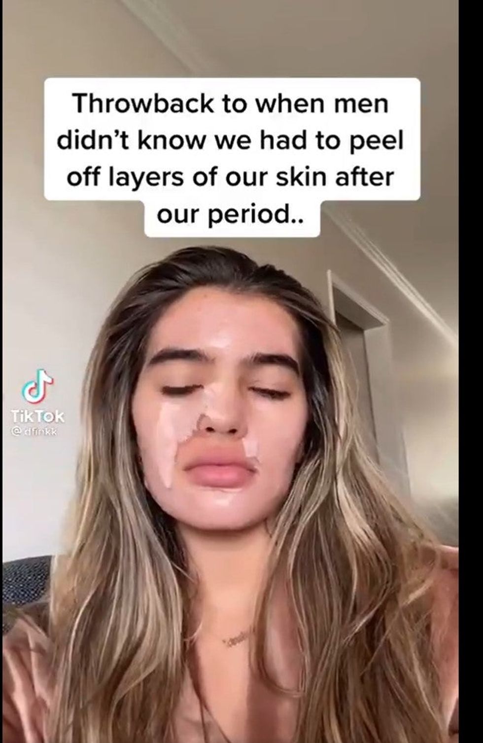 Women Collectively Troll The Internet Into Thinking Their Face Peels Off  After Their Period