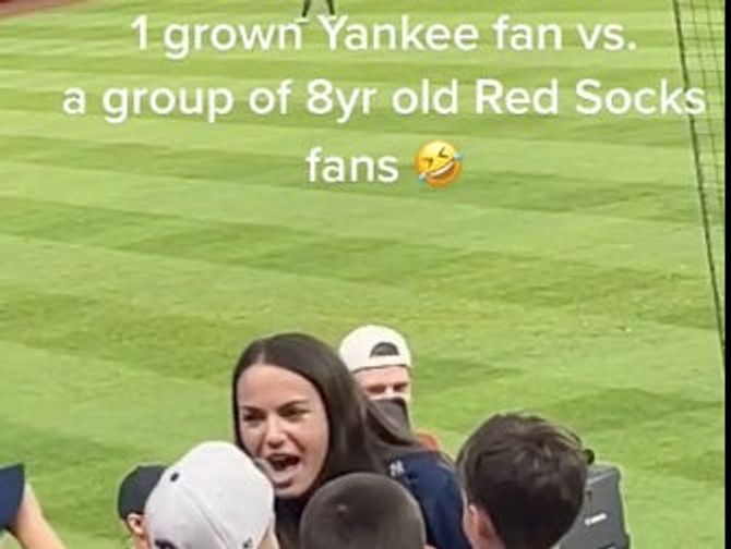 Yankees fan goes viral for argument with children in Red Sox gear