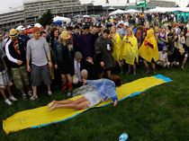 Explosive diarrhea' halts production on NBC's 'Ultimate Slip 'N Slide