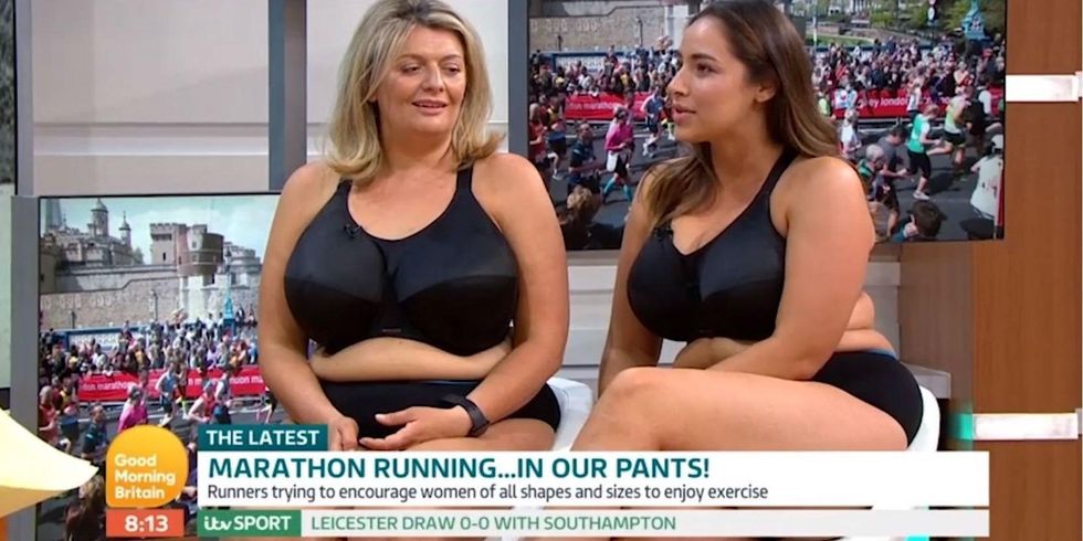 Two women are running the London Marathon in their underwear for an  important reason, indy100