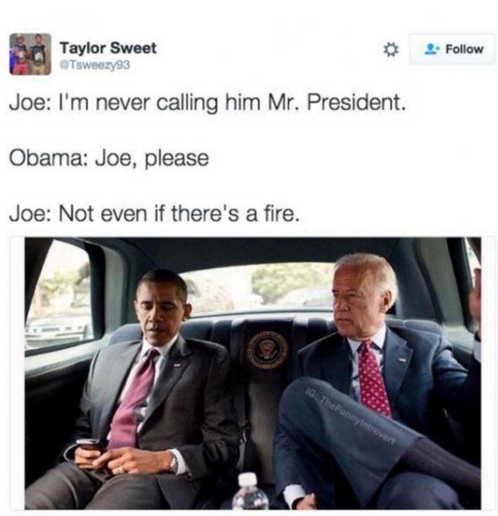 It's been 100 days and we still miss Obama and Biden's bromance ...