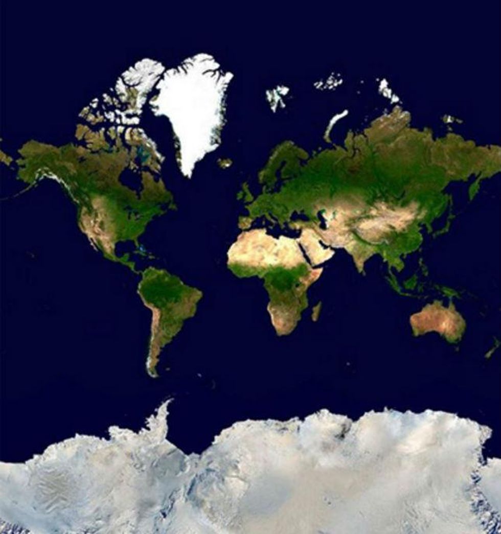 This video shows you the true size of countries compared to how they ...