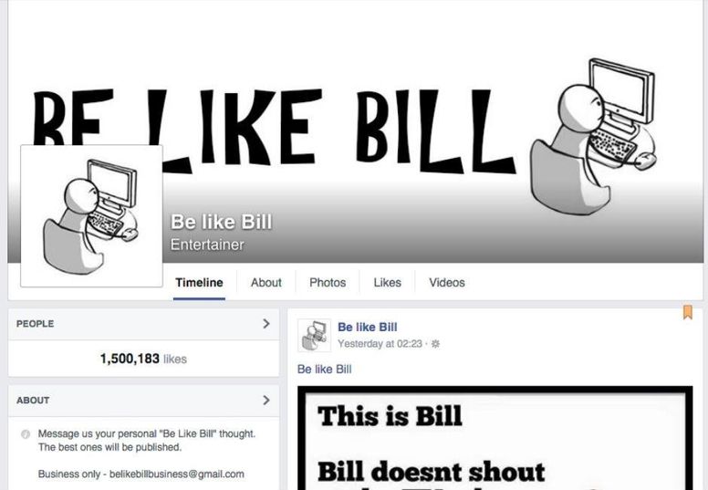 How to Make Be Like Bill Stick Figure Meme on Facebook