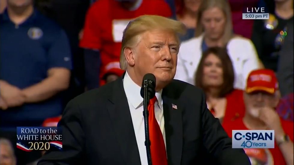 Trump claims to 'know a lot about wind' in bizarre rant about Hillary Clinton at rally