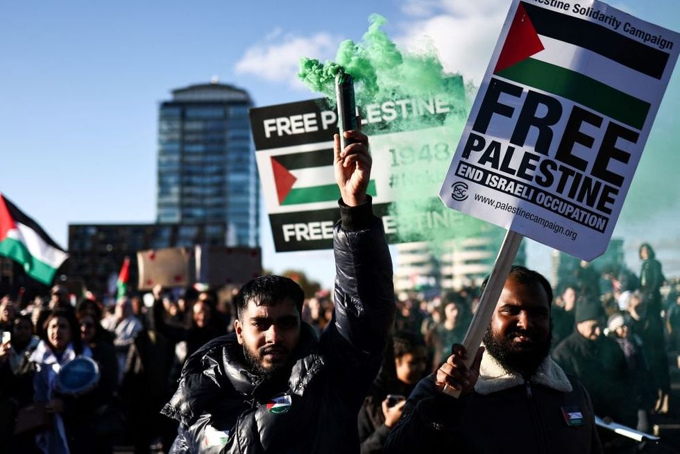 Pro-palestine Protest: 'more Than 800,000' People March Through London 