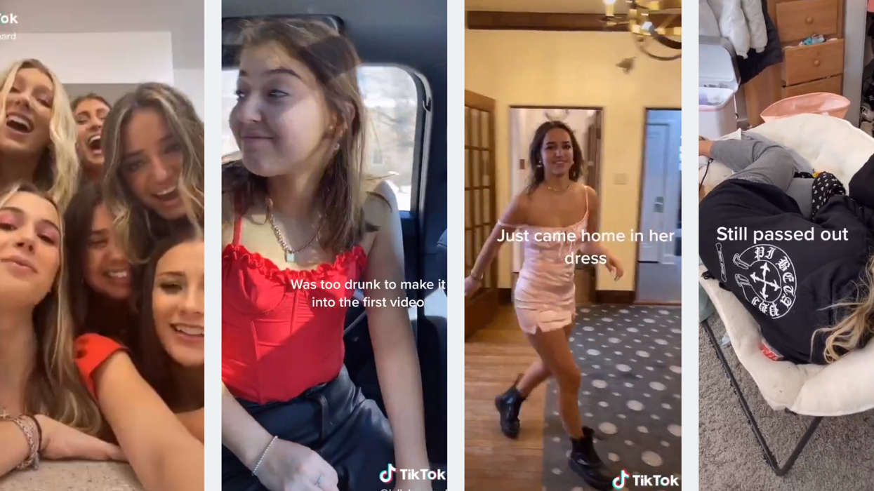 Cute Girls 1stime Sex - This new TikTok trend shows the before and after of a girls' night out and  it's very relatable | indy100 | indy100