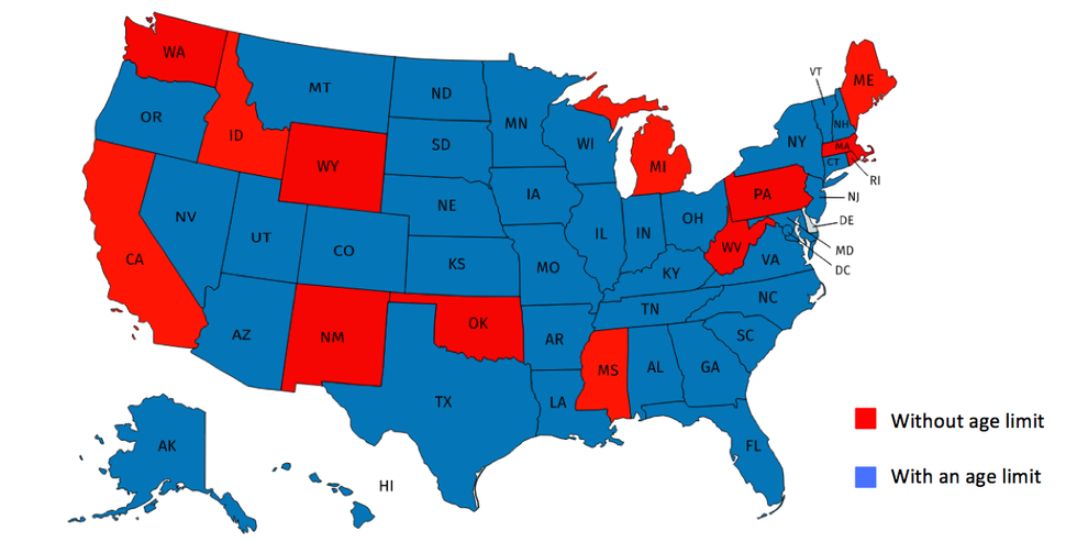 All the US states where child marriage is still legal in 2020 | indy100 ...