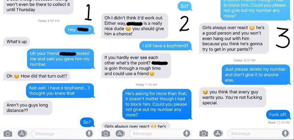 Sexist text exchange goes viral on Reddit after man insults woman ...