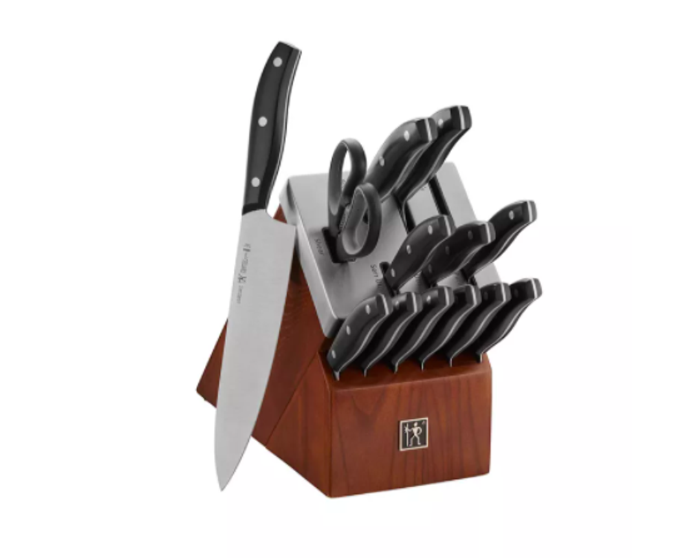 Mueller Austria 16 Piece Knife Set & Block Premium Stainless Steel