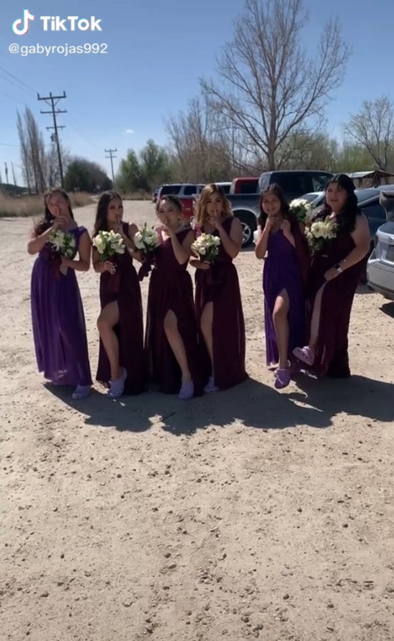 Bridesmaid crocs shop