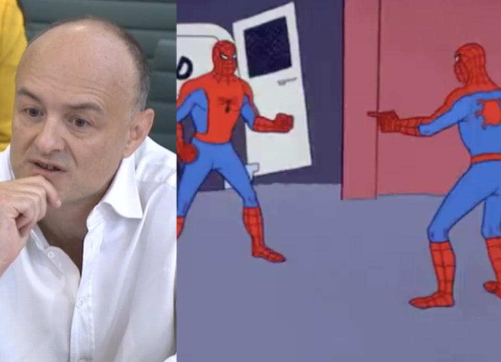 Dominic Cummings entered Spiderman meme into the British political history  – here's what it is | indy100
