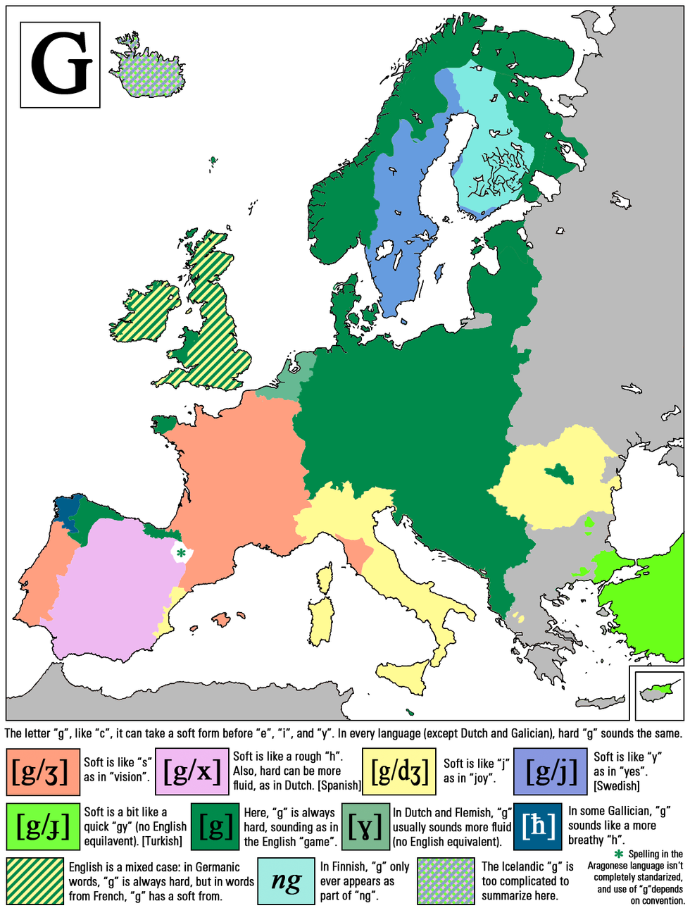 How selected consonants sound around Europe, in 9 maps | indy100 | indy100